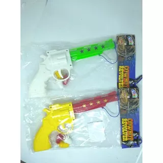 Mainan pistol angin pop gun tembak tanpa peluru kemasan plastik