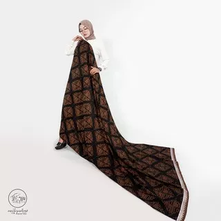 SK Kain Batik Serial Kaligrafi Aksara Motif Sabar Narima Original