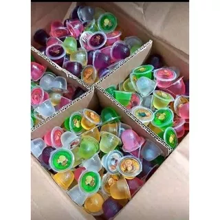 Jelly inaco mix fruit isi 30cups free bubblewrap - jelly inaco kiloan tanpa pemanis buatan