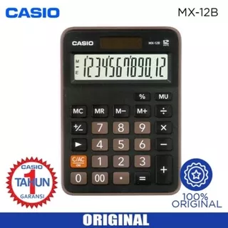 Kalkulator Casio MX-12B Original Garansi - Calculator Desktop MX 12 B Meja Kantor