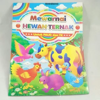 Buku Mewarnai Hewan Ternak (besar)