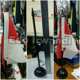 Tiang Bendera Meja Kayu dan Bendera Meja Negara Ready Stock Berkualitas