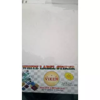 Kertas sticker doff A4 vken 1 pack