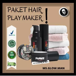 MS GLOW FOR MEN PLAYMAKER HAIR SERIES - Penumbuh Rambut Brewok Jambang