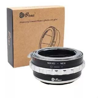 FIKAZ Adaptor Lensa Nikon G AF AF-S AF-D AI AIS to Body Camera Sony E-Mount Nex A7 A7R A7S A7 Mark 1 II III IV A7ii A72 A7RII A7SII A7iii A73 A7SIII A7R3 A7S3 A9 A92 ZV-1 A7C A5000 A5100 A6000 A6100 A6300 A6400 A6500 A6600 NEX 5 6 7 NEX-5 NEX-6 NEX-7