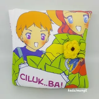Ciluk Ba (buku kain/buku bantal/soft book/cloth book/buntal)