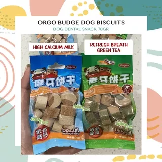 Orgo Budge Dog Biscuits / Dog Dental Snack - Snack Cemilan Anjing