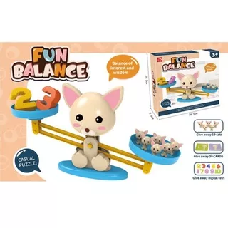 Mainan Permainan Maenan Balance Keseimbangan Timbangan Matematika  Karakter Kelinci Katak Montessori Kids Toys Toy Hadiah Kado Ultah Ulang Tahun Anak 3 Tahun Laki Laki Cowok Cowo Perempuan Cewek Cewe Lucu