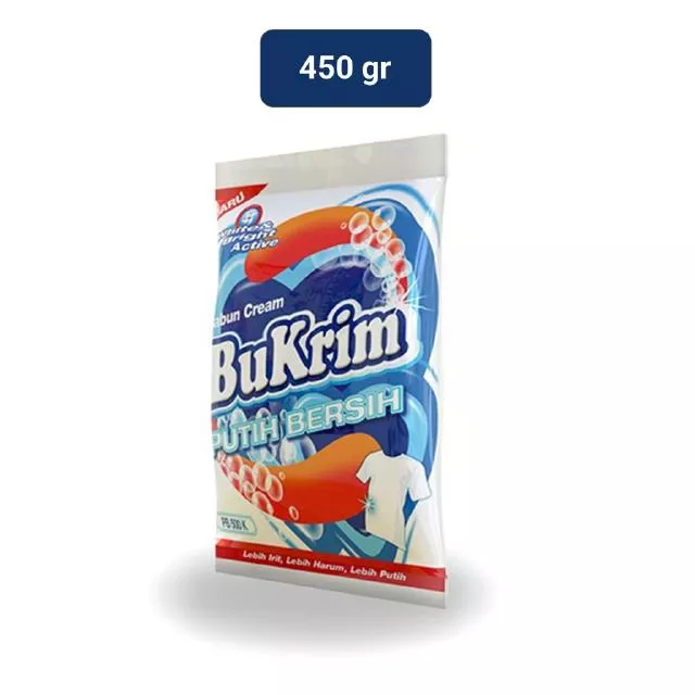 Bukrim Putih Bersih Sabun Cream 450 gr