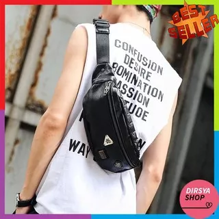 Tas Selempang Man Sling Bag Tas Kulit Pria Slempang Laki Laki Tas Cowok Import Ds27