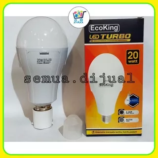 Lampu Led emergency Ecoking Turbo 20watt / Lampu Baterai / lampu Cas emergency / emergency cas / lampu 2 in 1