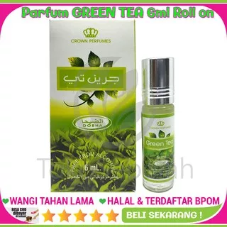 Parfum GREEN TEA 6ml Dobha BPOM Original - Minyak Wangi Arab Non Alkohol - Minyak Wangi Sholat - COD