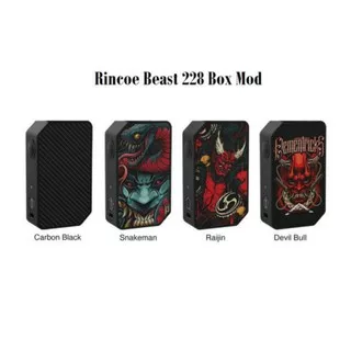 AUTHENTIC RINCOE MANTO BEAST 228W VV Box Mod Only