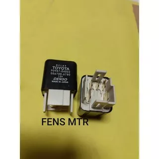 relay toyota kaki 5 90987 04002 12volt Terjangkau