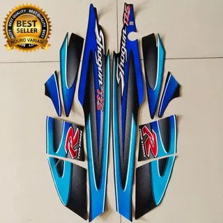 striping suzuki shogun 125 r 2005 2006 biru body standar berkualitas terbaik