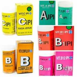 Vitamin IPI Murah Best Seller Vitamin C/Vitamin A/Vitamin B Complex/Vitamin B1/Vitamin B12 - nlshop