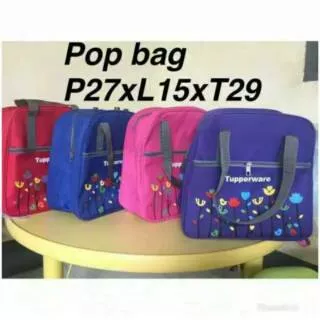 Tas Tupperware P27×L15×T29 / Pop Bag Tupperware