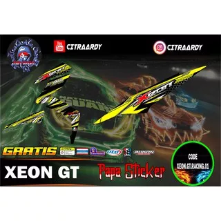 STRIPING XEON GT,Sticker Motor Xeon Gt,Stiker Xeon Gt racing 01