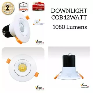 Lampu downlight LED ceiling spot 12watt 12 watt 12w VINDER COB series