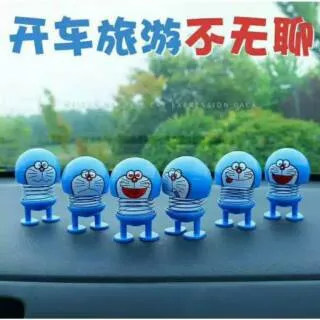 Emoji doraemon Boneka Emoji Boneka Per Goyang Kepala Emoticon dashboars mobil