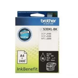 TINTA BROTHER LC539XL BK ORIGINAL CARTRIDGE LC 539XL BLACK PRINTER DPC J100 J200 MFC J200