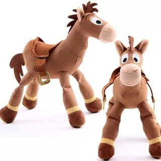 ?Ready Stock!?Toy Story Soft Plush Stuffed Bullseye 10 Woody Jessie Horse Cute Doll Kids Toy 25cm