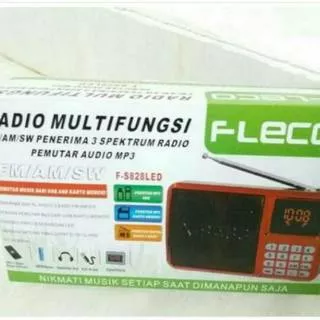 Speaker Portable FLECO F-S828LED - Radio & Mp3