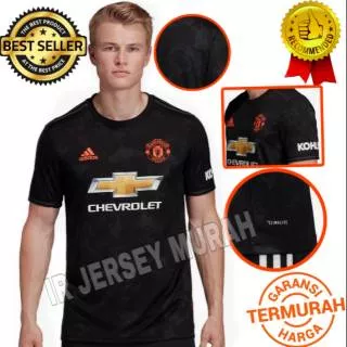 Jersey Sepak Bola MU 3rd Hitam 2019 2020 / Jersey Mu Hitam 2019