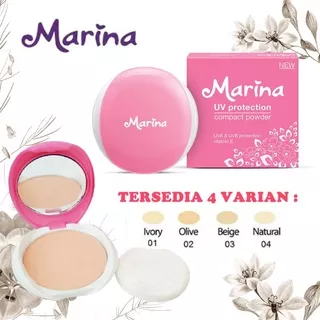 Marina Compact Powder Bedak Padat - Bedak Marina - Marina Compact Powder UV - herbal_ayu