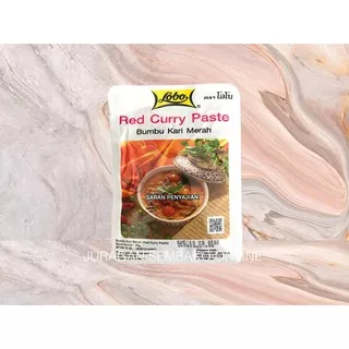 Lobo RED CURRY Paste 50gr / Bumbu Kari Merah Thailand