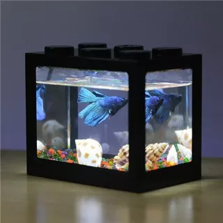 [ Home Appliance ] TOPINCN Aquarium Mini Lego Block with Colorful LED - TOP5