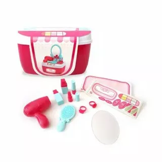 mainan anak mini makeup fashion dresser playset box premium