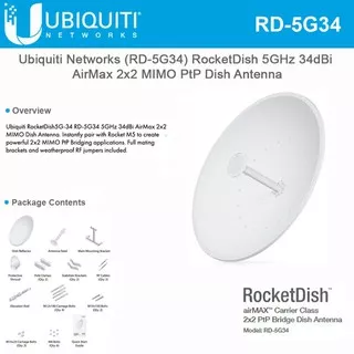 Ubiquiti Rocket Dish 34dbi RD-5G34