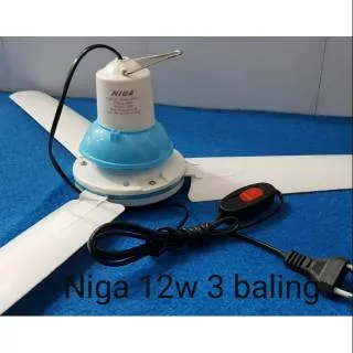 Kipas Angin Gantung Niga 12 Watt 12w / Minifan Niga 12 Watt 12w