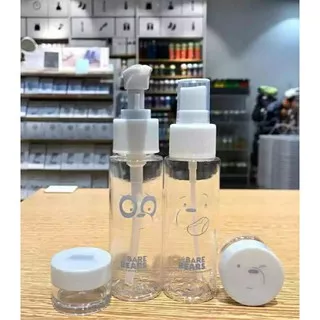 MINISO We Bare Bears Travel Kit / botol travel sanitizer / botol spray / botol pump