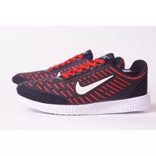 nike free 3d black red shoes