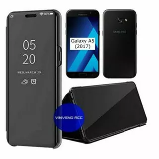 flip Case Samsung Galaxy A5 2017 A520 Clear View Mirror Standing Cover Original