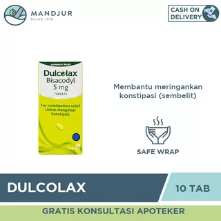 Dulcolax 5 Mg 10 Tablet - Obat Pencahar, Konstipasi, Sembelit