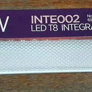 Lampu Led T8 Integrated Tube INTE002 18 watt Putih 60 cm merk In-Lite