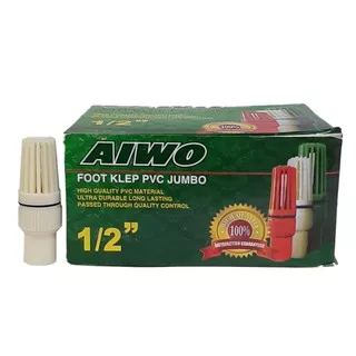 Foot Klep Aiwo PVC Jumbo 1/2 , 3/4 ,1 Inch