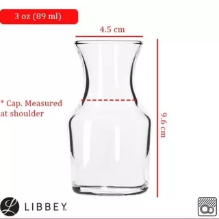 Libbey Simple Syrup Decanter Gelas 89 ml