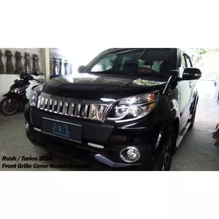 Grill Depan Model Hummer New Rush Terios Front Grille Hummer Chrome