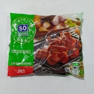 SO GOOD spicy wing 400gr (sayap ayam berbumbu)