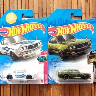 HOTWHEELS MAZDA RX-3 HIJAU 2019 PUTIH 2021 - MOPAR GREDDY PERFORMA RX-7 MIATA FURAI REPU COSMO SAVANNA