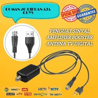 Penguat Sinyal TV - Amplifier Bosster - Penguat SInyal Antena TV - Penguat Sinyal TV Digital - Taffware Penguat Sinyal