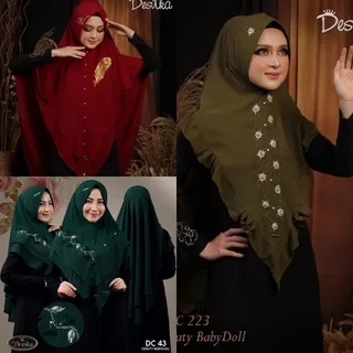 DESVIKA HIJAB Ceruty •• hijab instan Ceruty Babydoll •• Khimar Ceruty instan