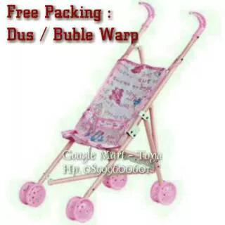 Mainan Stroller Boneka Bayi / Dorongan Boneka Bayi