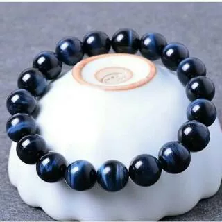 Gelang batu tiger eye blue