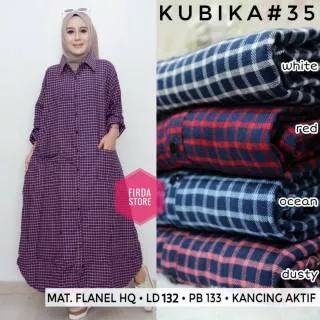 Gamis Flanel Jumbo Kubika