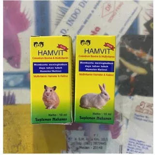 HAMVIT Vitamin Hamster dan Kelinci 10ml